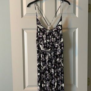 Loft floral maxi dress size L